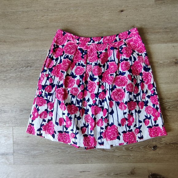 VINEYARD VINES Kentucky Derby Rose  Skirt Women's Size 8 - Picture 2 of 13